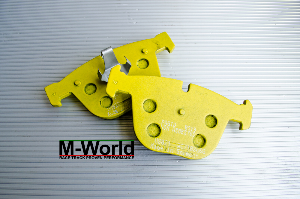pagid yellow rs19 for bmw e90 e92 m3 rear