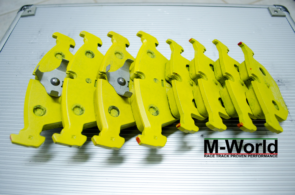 pagid yellow rs19 rs29 for bmw e46 m3 front and rear